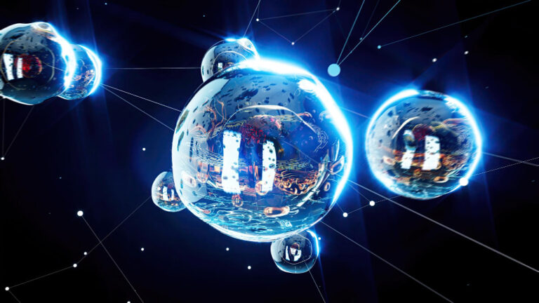 Illustration explaining the concept of Understanding Web 3.0, including decentralization, user control, and blockchain technology.