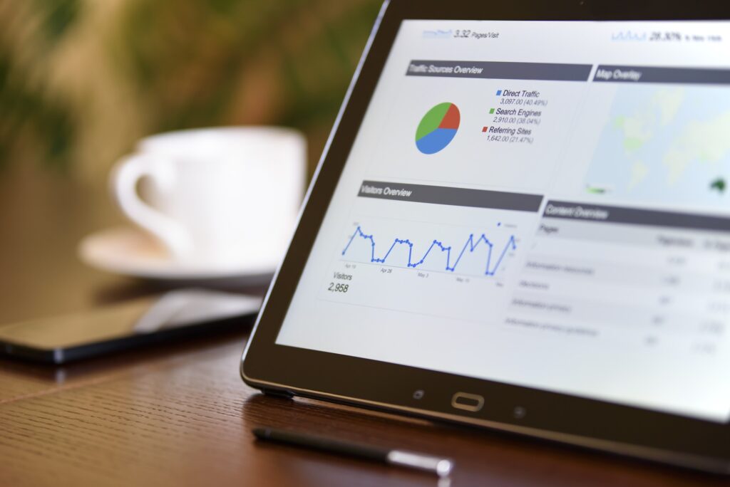 a picture showing graph of Data Analytics