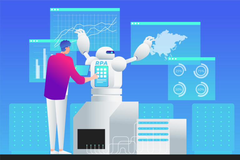 A small business owner using beginner-friendly AI tools to improve SEO, automate tasks, and enhance customer engagement.