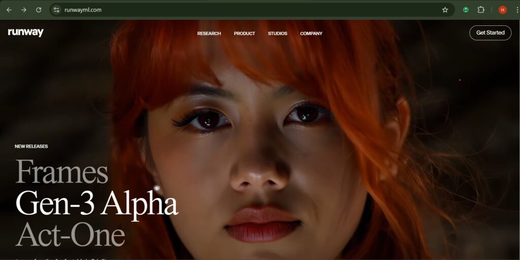 Runway ML creates animations and effects for small business campaigns.