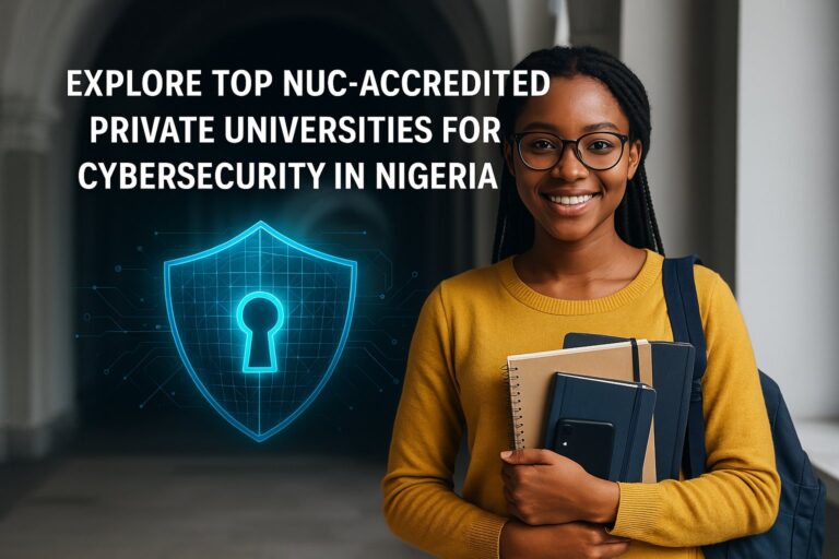 Image showing students exploring affordable private universities for cybersecurity in Nigeria