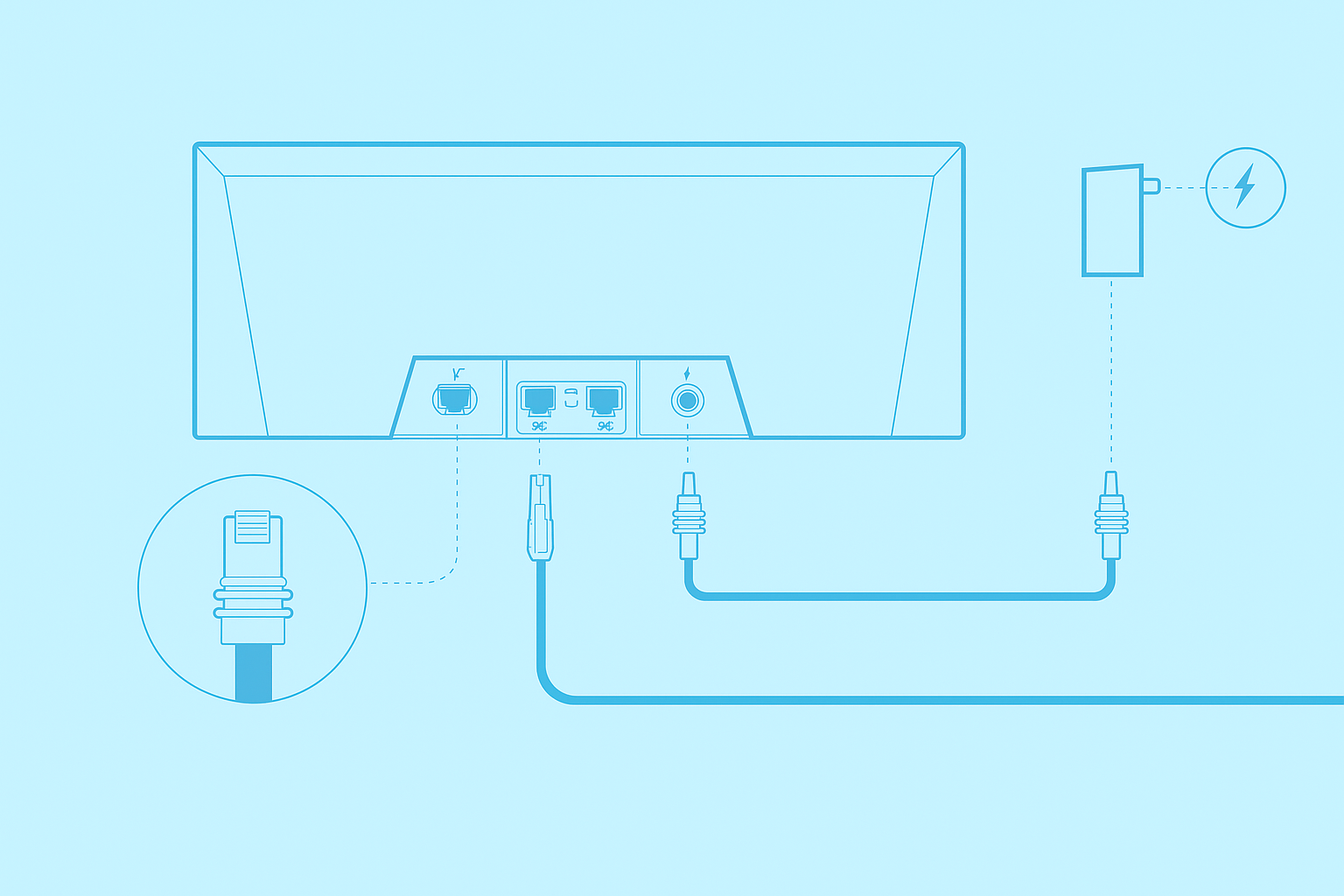 Starlink Router Bypass Guide Gen 3 tower router with dual Ethernet ports for third-party router setup